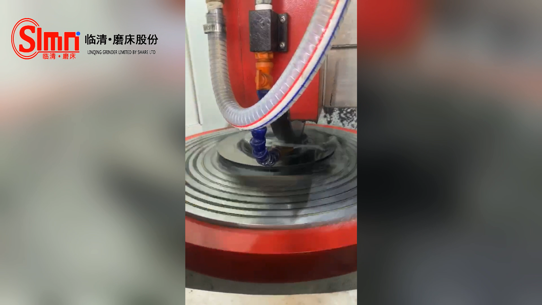 臥軸圓臺磨床磨削汽車剎車片