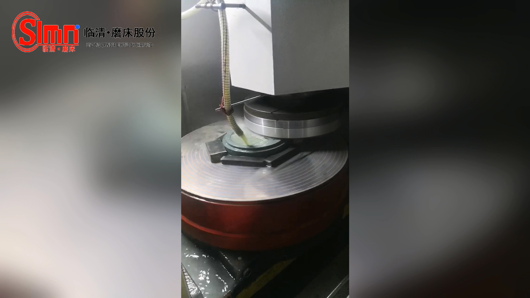 立軸圓臺磨床磨削臺階片