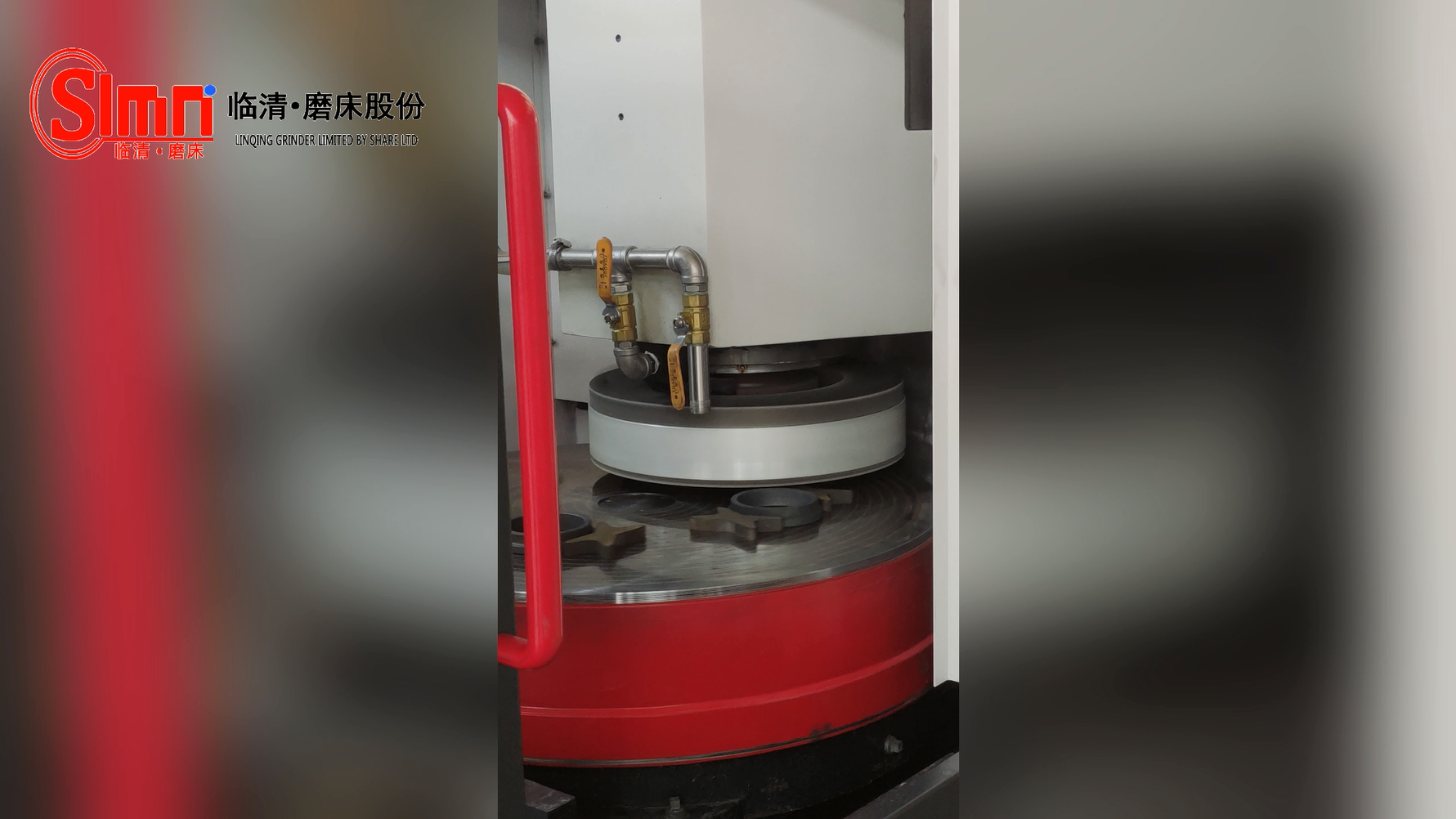 立軸圓臺平面磨床磨削碳化硅密封環