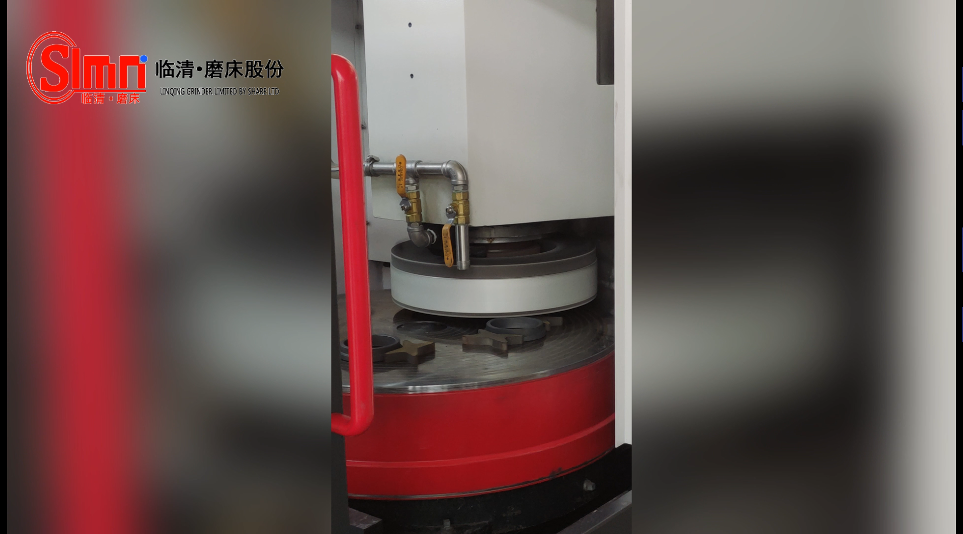 立軸圓臺平面磨床磨削碳化硅密封環