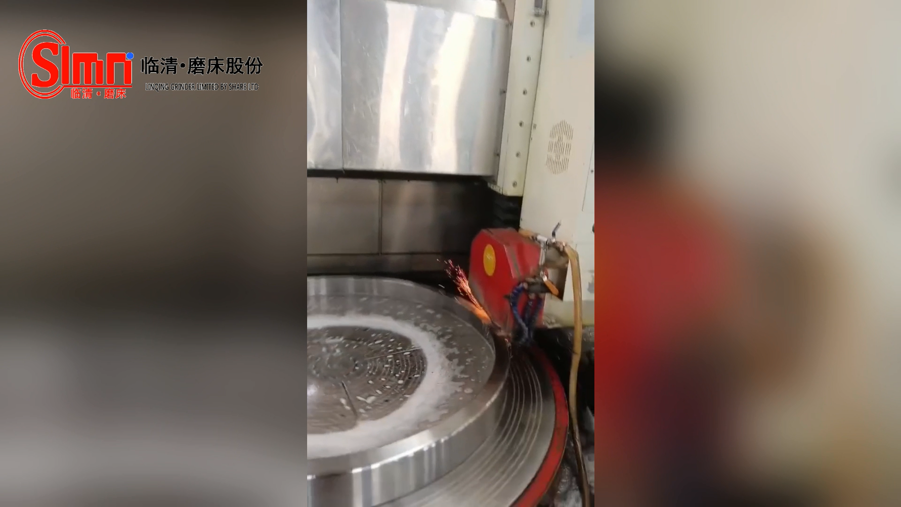 龍門式臥軸圓臺平面磨床磨削軸承